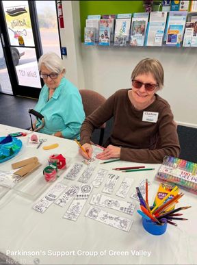 December 2024: Making tree ornaments for Festival of Trees