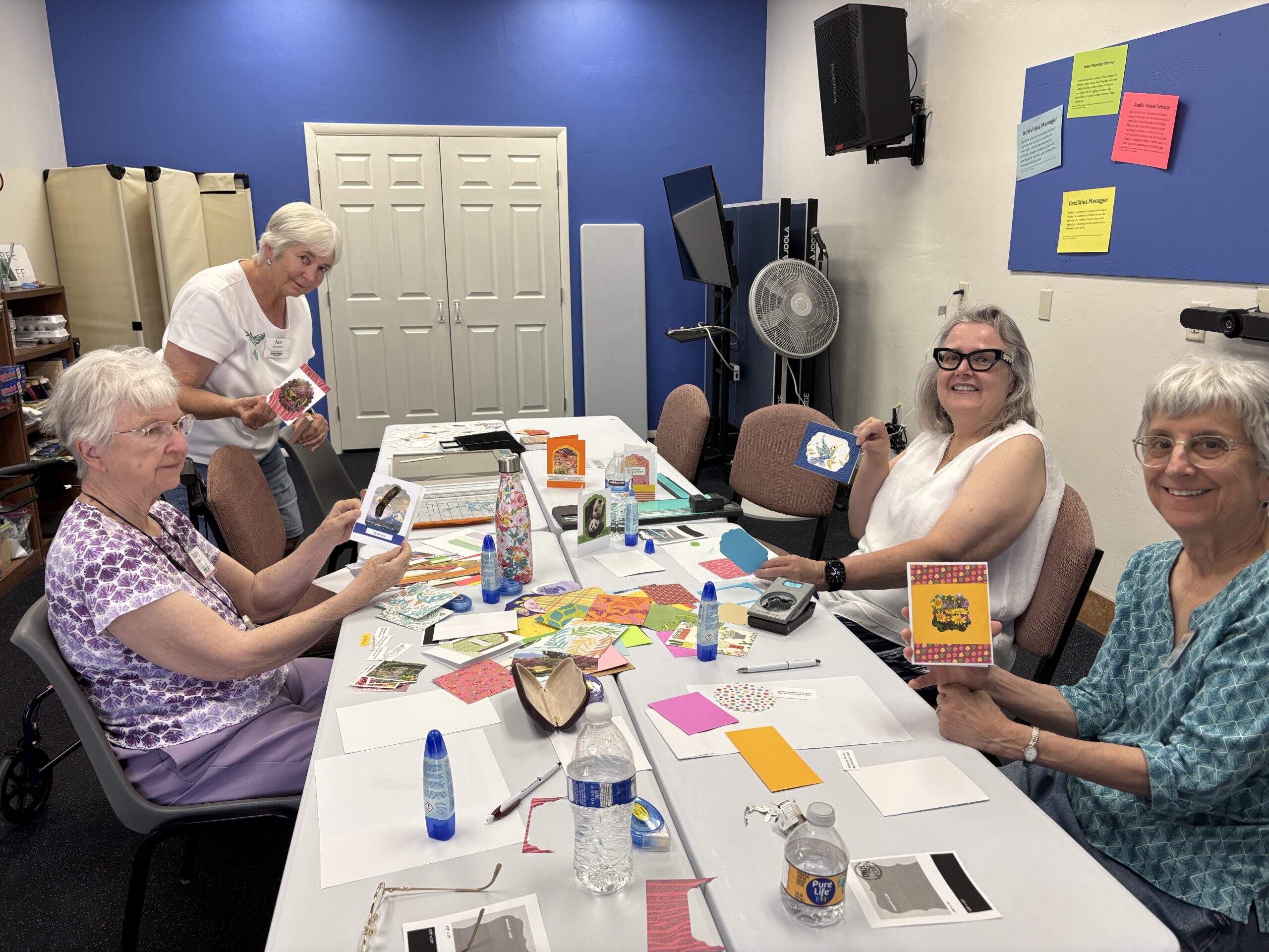 Card Making at PAC 5-3-25 May 2025: Cardmaking at the PAC