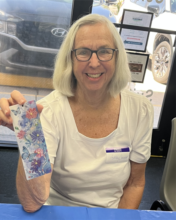 June 2026 Arts & Crafts at the PAC: Ashley with Diamond DOTZ Art