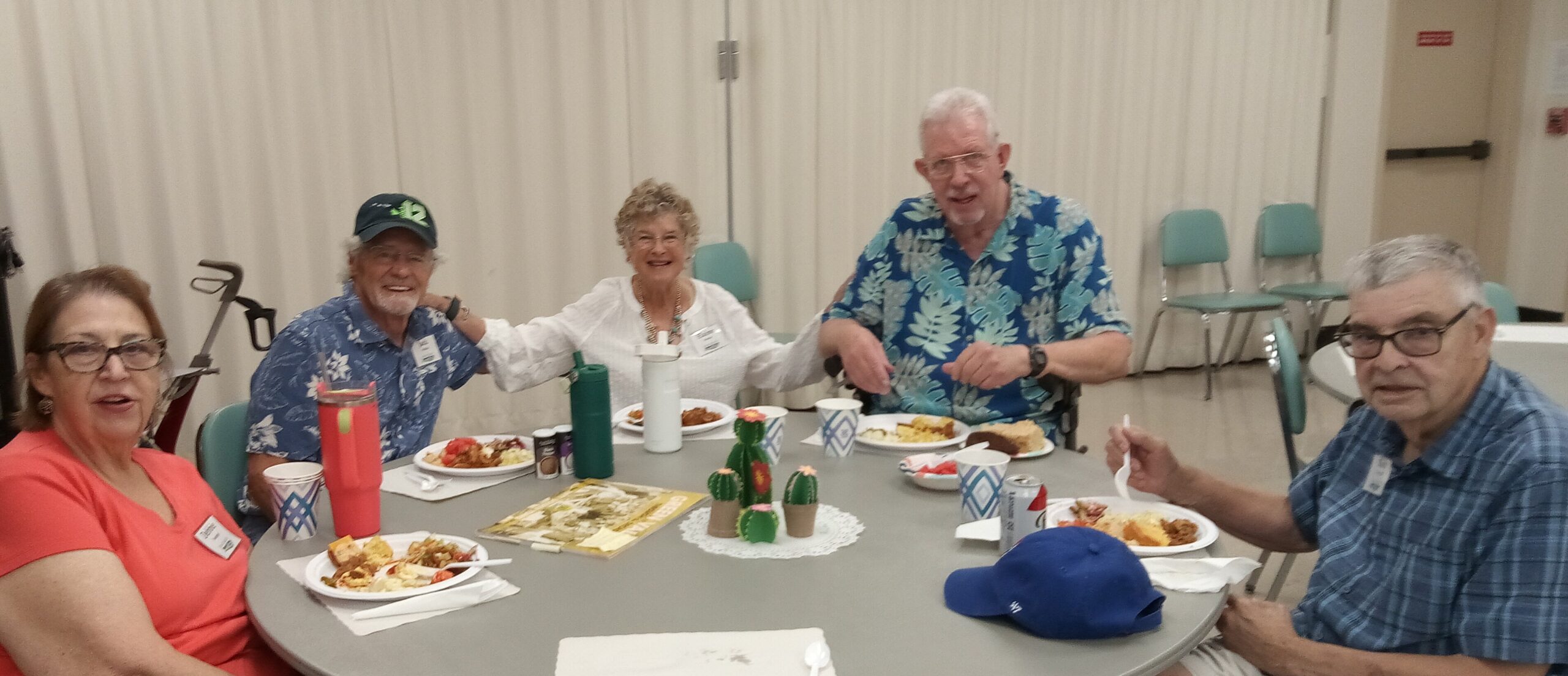 August 2026: Parkinson's Support Group Potluck held at Friends In Deed