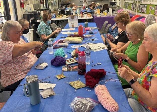 August 2026: Crafting at the PAC (Making God's Eyes)